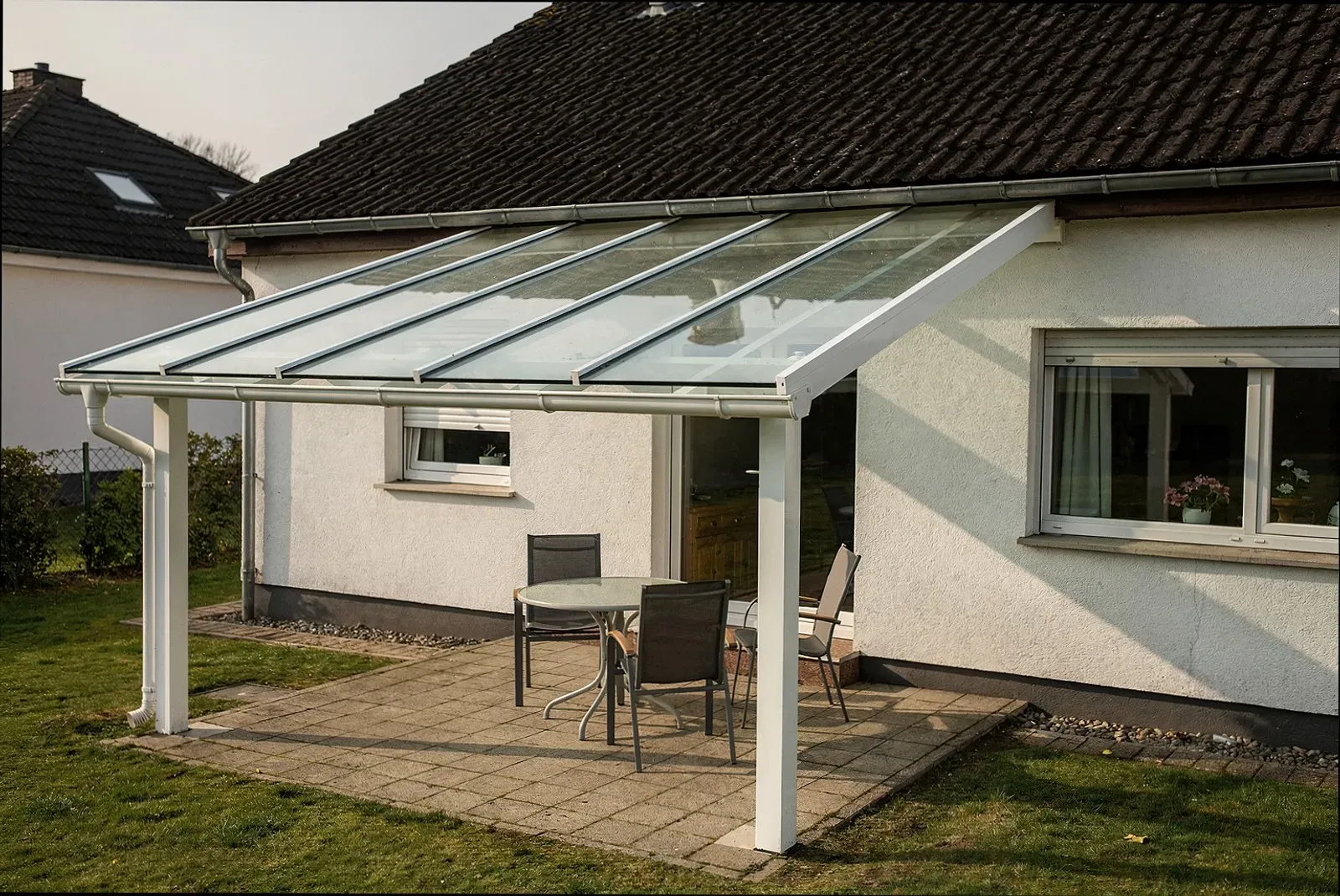 Freistehende Terrassenüberdachung in Bremen